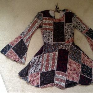 🌼Cute 70's style patchwork dress🌼